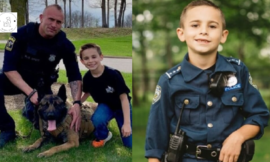 A 9-year-old raises almost $80,000 to buy bulletproof vests for police dogs.